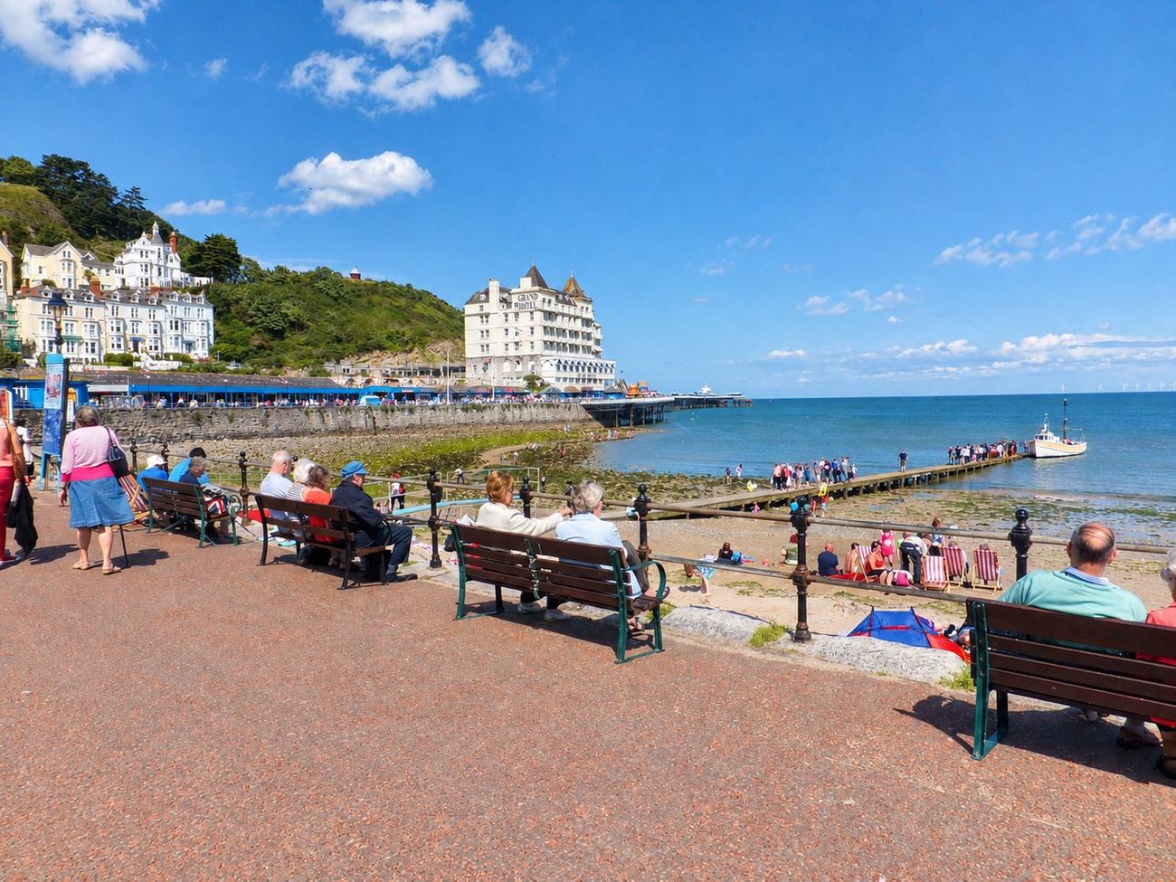 Llandudno promenade and the Great Orme